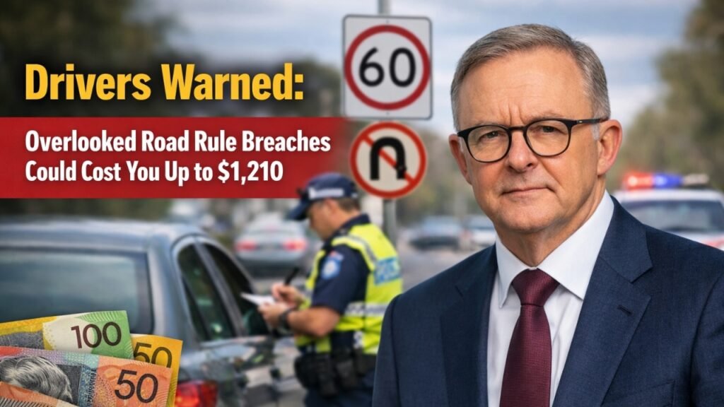 Drivers Warned: Overlooked Road Rule Breaches Could Cost You Up to $1,210